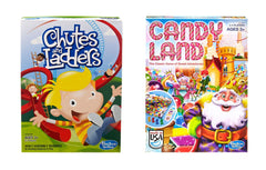 Hasbro Games Chutes & Ladders Candy Land bundle box front for family game night.