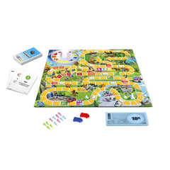 Hasbro's The Game of Life Rivals Edition features two cars and pegs for quick, competitive play.