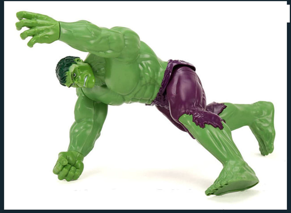 HasbroSeries Hulk 12-inch figure side pose suitable for dynamic display.