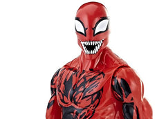 HASBROSERIES Titan Hero Carnage figure designed for large-scale battles with other figures.