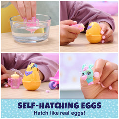 Hatchimals Alive egg-hatching action showing eggs cracking as characters emerge.