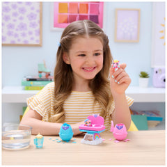 Two Hatchimals Alive characters revealed after hatching in vibrant colors.