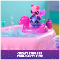 Hatchimals Bestie towels connect to form a heart for bonding