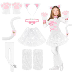 Haull cat ear headband for playful Halloween cosplay and comfortable wear