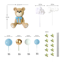 HAVAGDTM cloud cake toppers add whimsical ambiance to cupcakes and cakes.