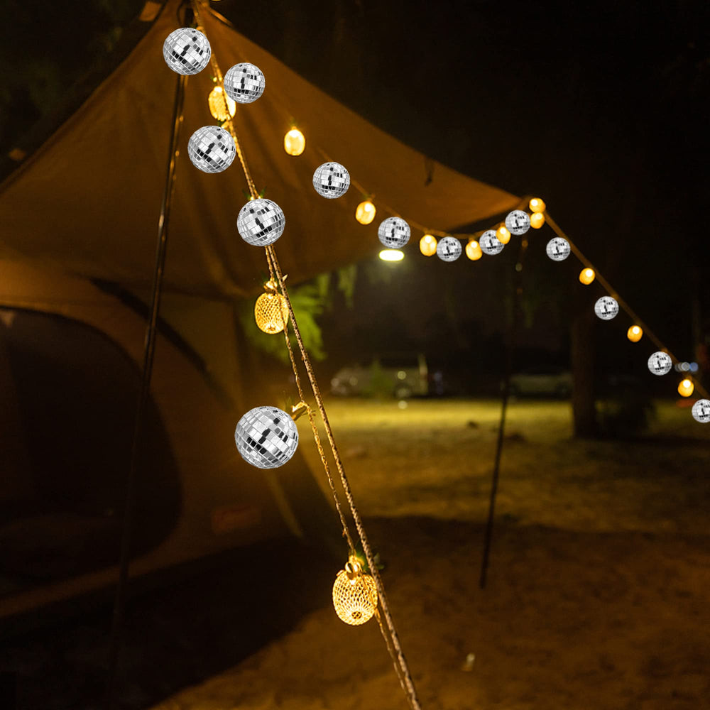 HAVAGDTM disco ball toppers, 1.57 inch, elegant accent for birthdays and weddings.