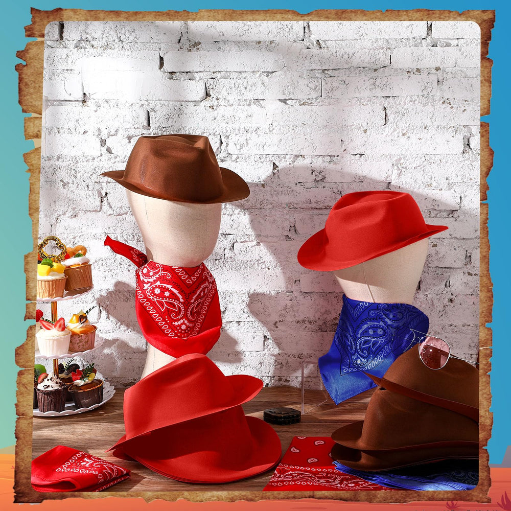 Haysandy brown cowboy hat, durable felt for playful adventures.