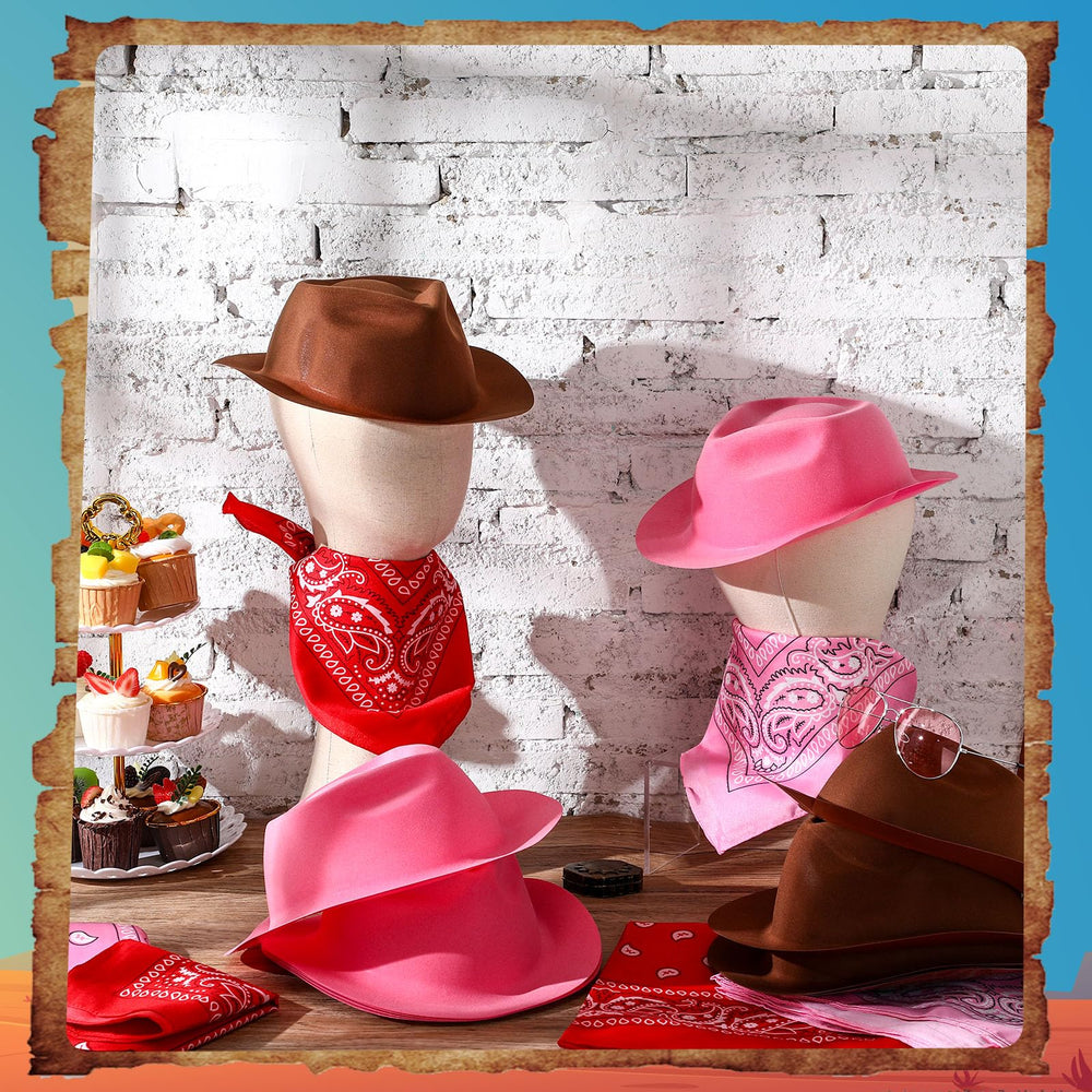 Haysandy pink paisley bandana, wearable as neck scarf or handkerchief