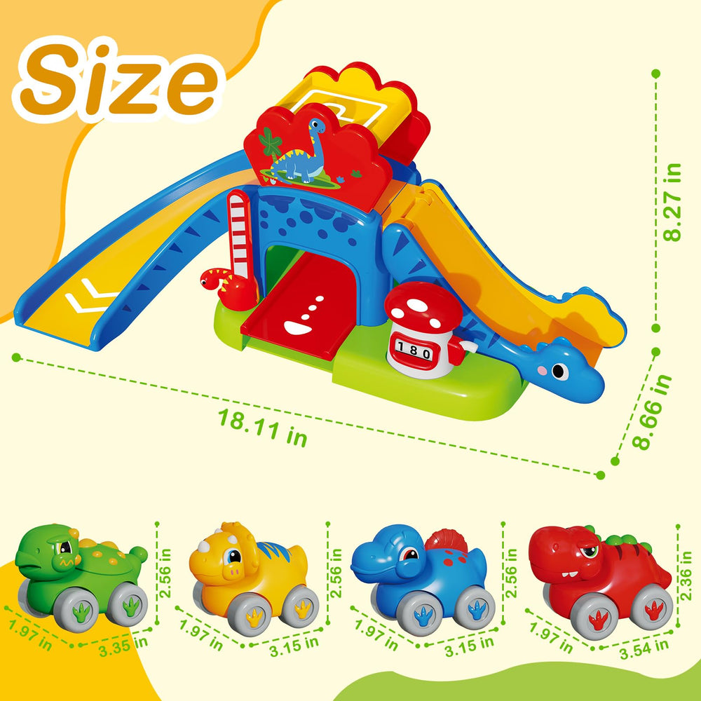 HAYXUN Dino playset fosters solo and group play with durable, toddler-friendly design.