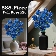 HAYXUN durable artificial roses display, long-lasting color for home or office decor.