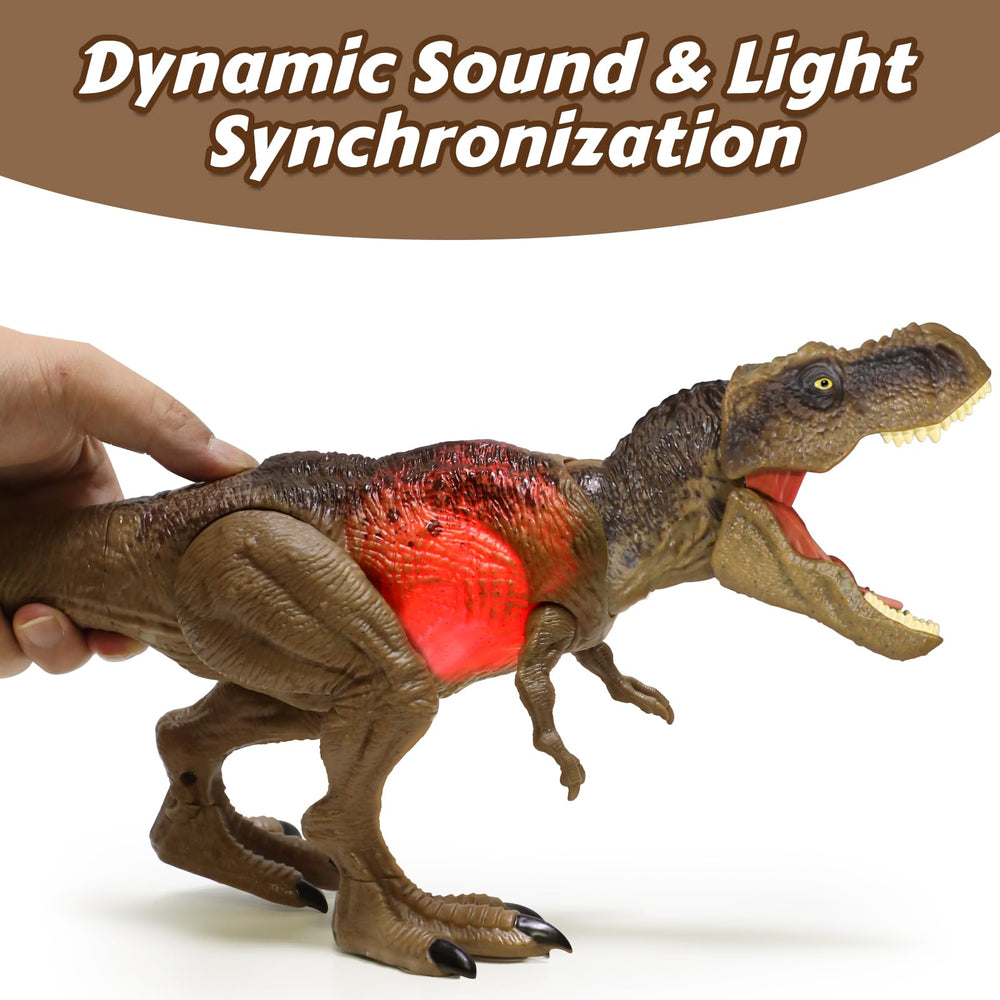 HAYXUN T. rex rampage movement toy encourages active play and basic motor skills