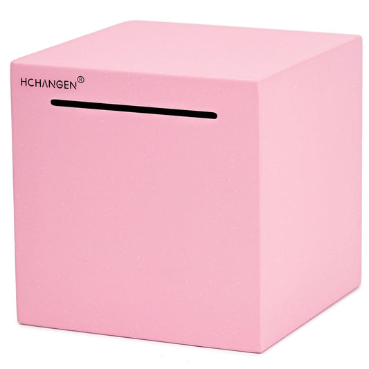 HCHANGEN pink piggy bank front view for focused saving
