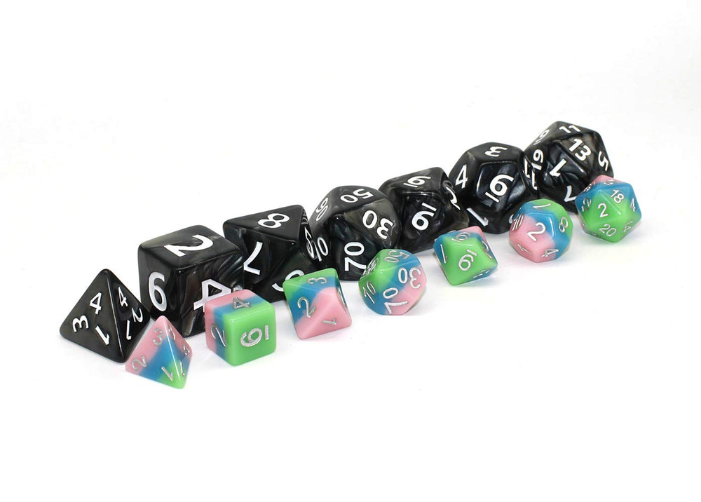 HD giant black 25mm D10 (00-90) dice showing high-contrast numbers for big decisions