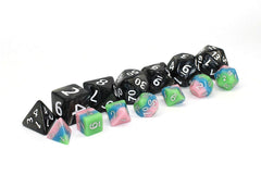 HD giant black 25mm D10 (00-90) dice showing high-contrast numbers for big decisions