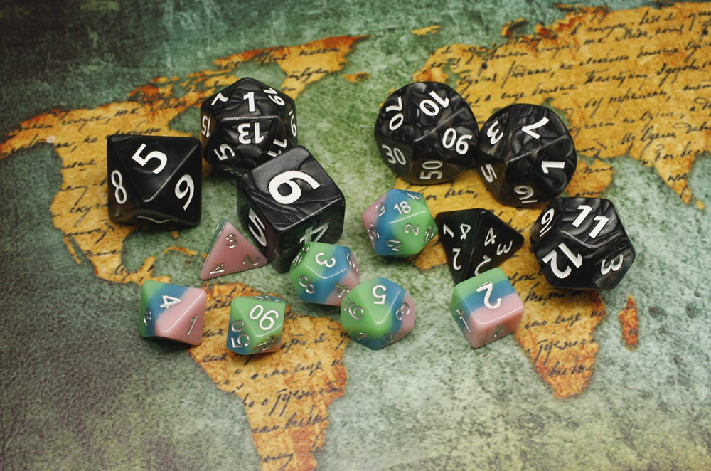 HD giant black 25mm D8 dice designed for balanced, reliable rolls
