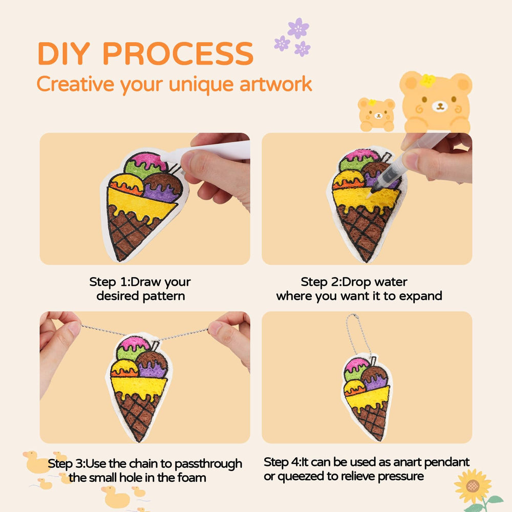 Bright markers and soft-tip pens for vibrant kid-friendly art