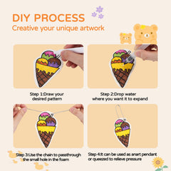 Bright markers and soft-tip pens for vibrant kid-friendly art