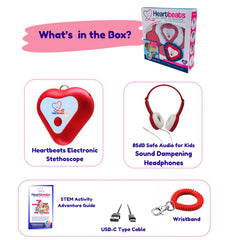 Heartbeats STEM learning toy uses safe materials for confident family play