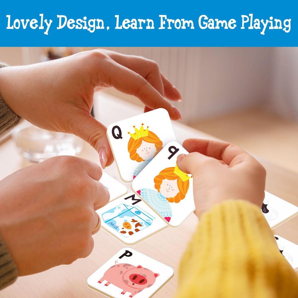 Hebayy Alphabet Memory Game family-gift supports group or solo learning activities.