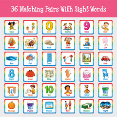 Hebayy memory cards feature bold fonts to boost word recognition and quick identification.
