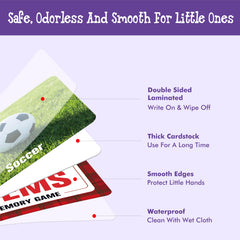 Hebayy daily items match books card enhances language cues and memory pairing.