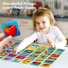 Hebayy Memory Matching Game is easy to wipe clean with a damp cloth for quick resets.