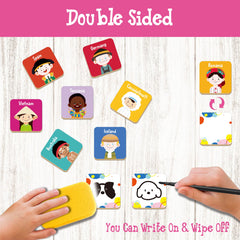 Hebayy thickened cardboard cards resist bending for durable play.