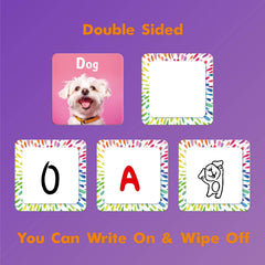 Hebayy thick cardboard durability cards resist bending during everyday toddler play.