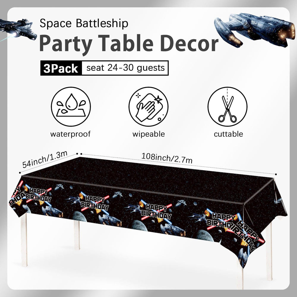 Heboland tablecloth wipes clean quickly, saving time during celebrations.