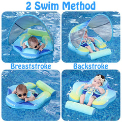 HECCEI Mambobaby Float backstroke buckle supports stable back positioning for infants.