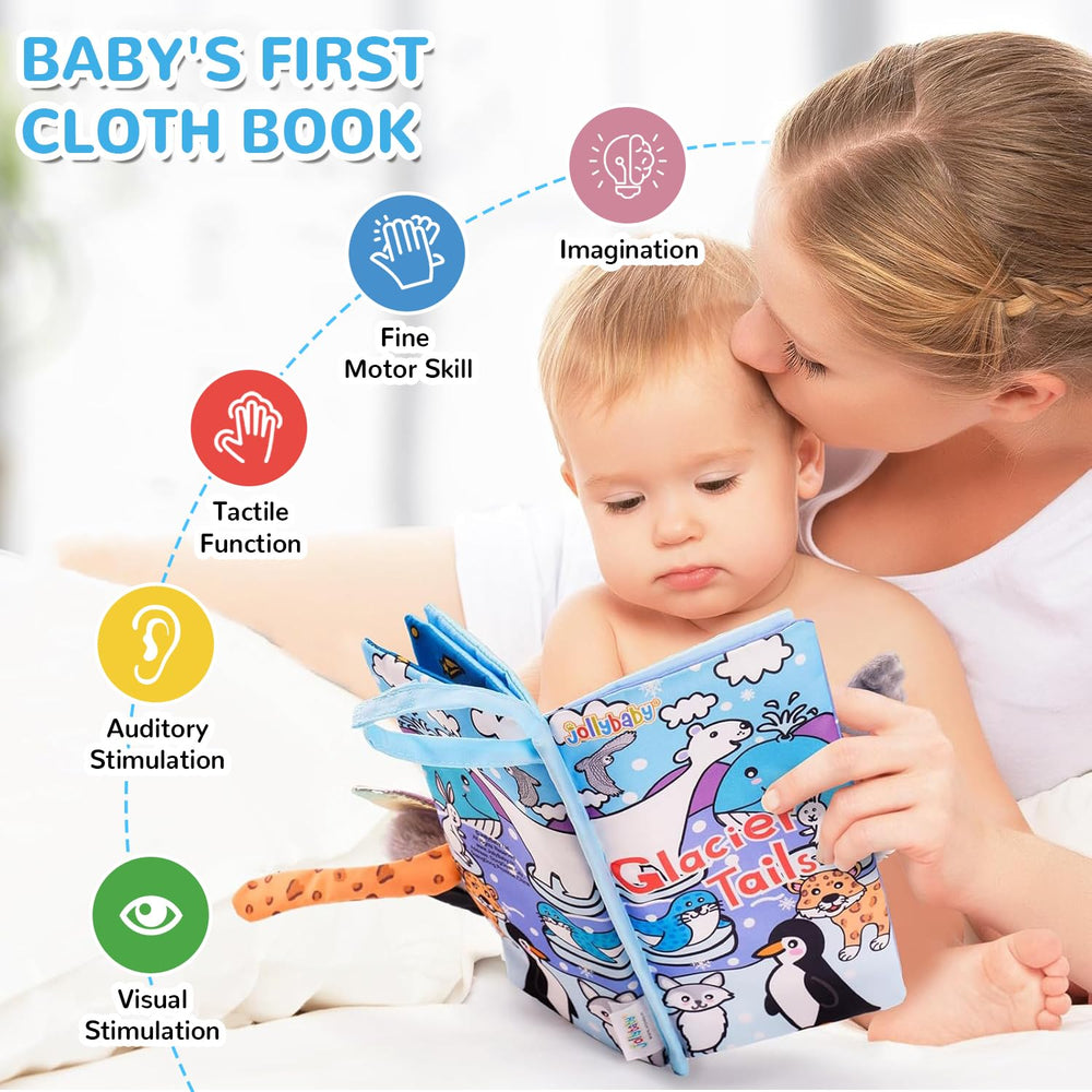 HECCEI eight animals illustrations boost visual engagement for babies