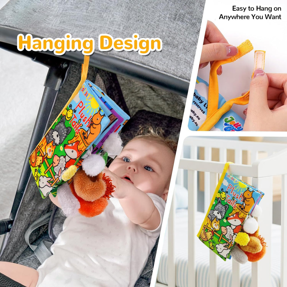 HECCEI baby cloth book soft materials are gentle on tiny hands.