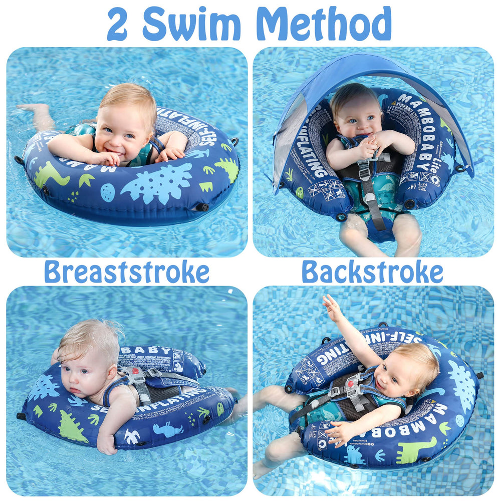 HECCEI Mambobaby float with five-point safety buckle system for stable support.