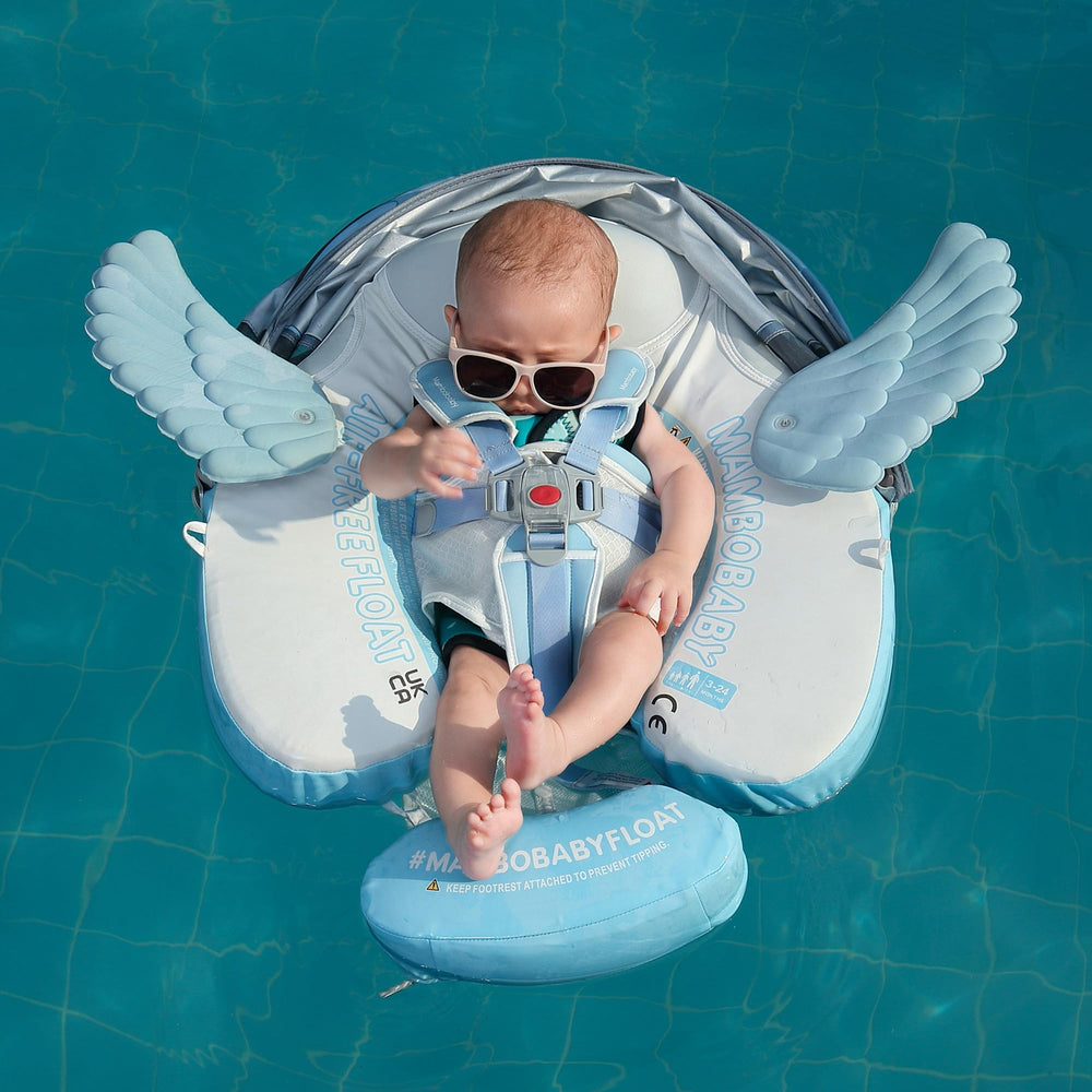 Backstroke mode suitable for 3–6 month infants in shallow water