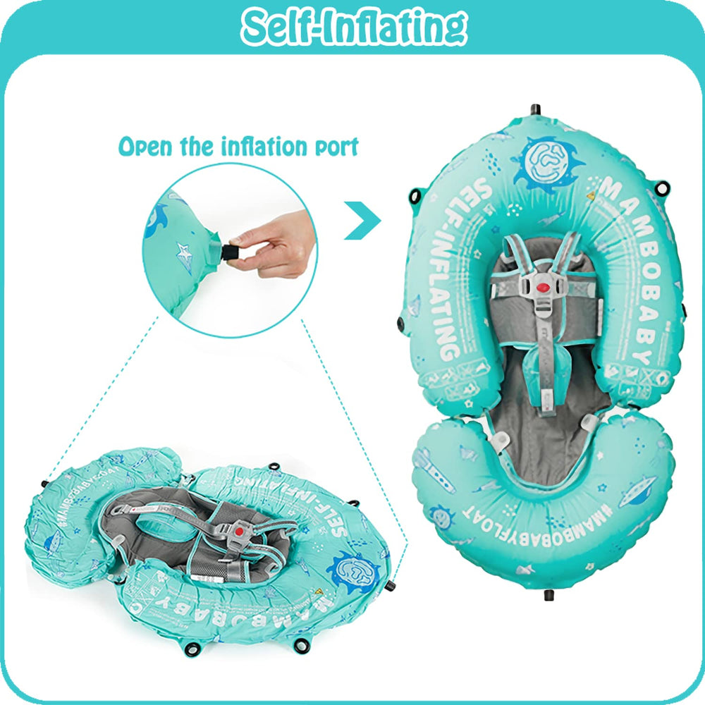 HECCEI Mambobaby five point support adds balance for tiny swimmers