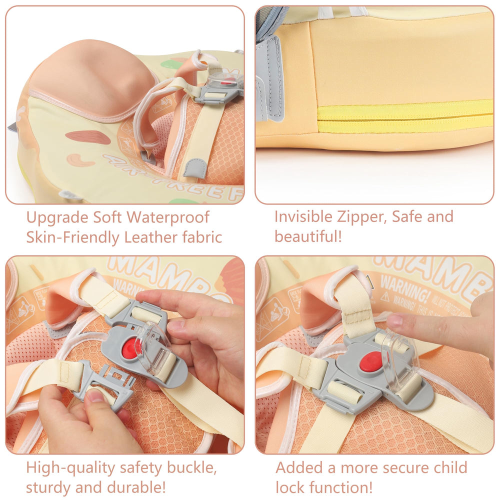 Mambobaby float backstroke mode designed for younger babies in water.
