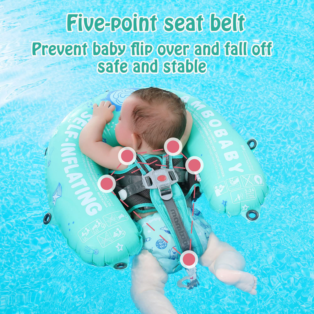 HECCEI Mambobaby Float Bed adjustable back buckle for secure comfy fit