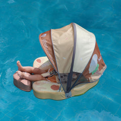 Removable canopy offers UPF 50+ protection during sunny days.