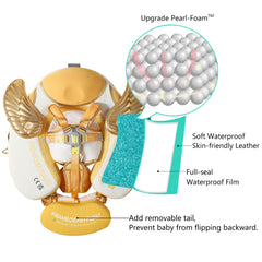 HECCEI Mambobaby canopy provides sun protection with UPF 50+ for gentle skin care