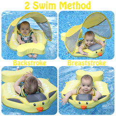 HECCEI Mambobaby Float features safety buckle for easy adjustment and secure fit.