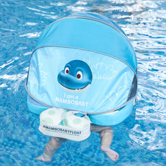 HECCEI Mambobaby float canopy offers UPF50+ sun protection during outdoor play.