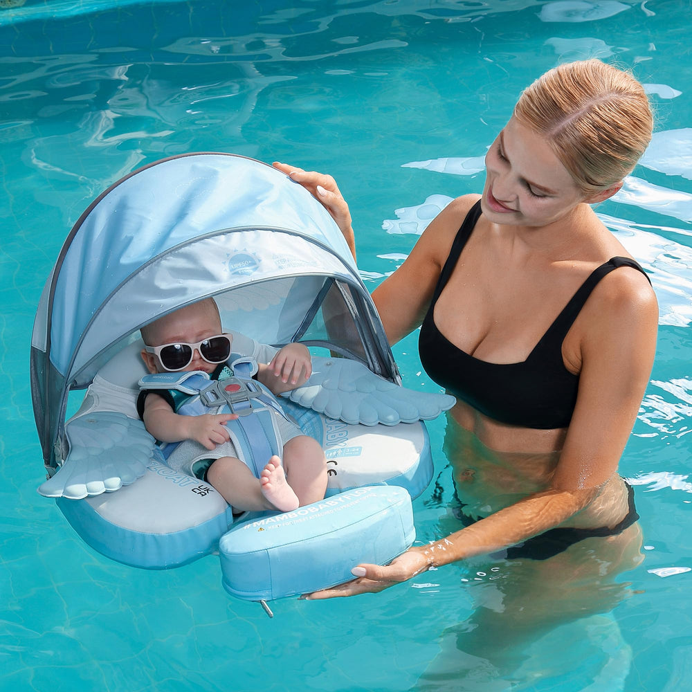 Vibrant colors and cute visuals delight young swimmers