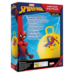 Hedstrom Spider-Man Hopper is easy to inflate and store between sessions.