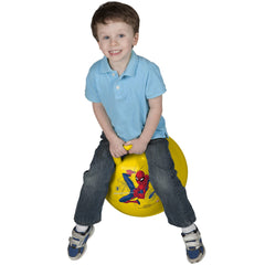 Hedstrom hopper ball with grab handle for safe, controlled bouncing.