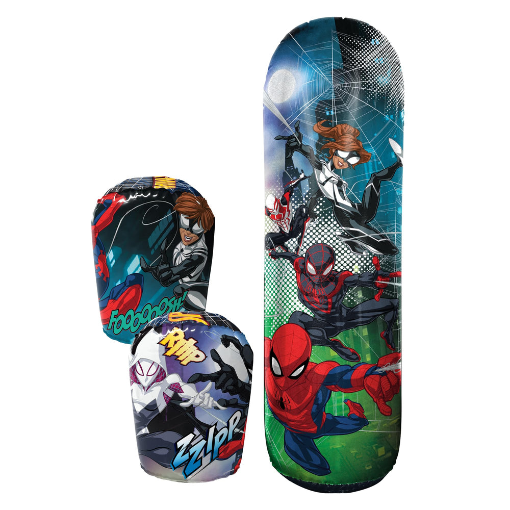 Hedstrom Spiderman Bop Bag 36-inch inflatable for active play and energy release.