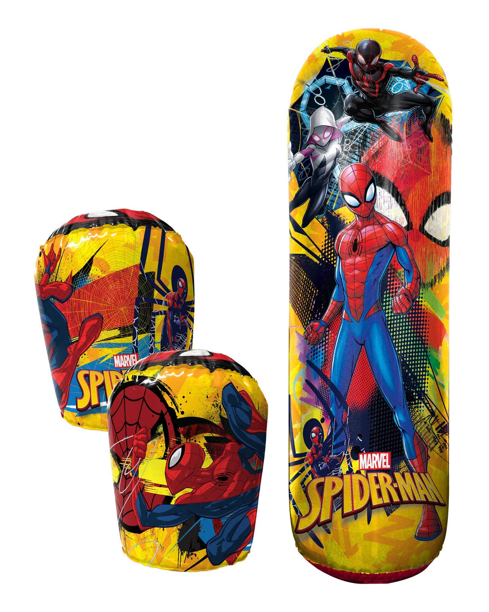 Hedstrom Spider-Man bop bag base filled with water for stable play.