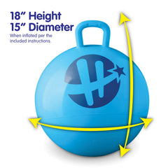 Hedstrom Spidey Hopper durable vinyl stands up to repeated hops indoors or outdoors
