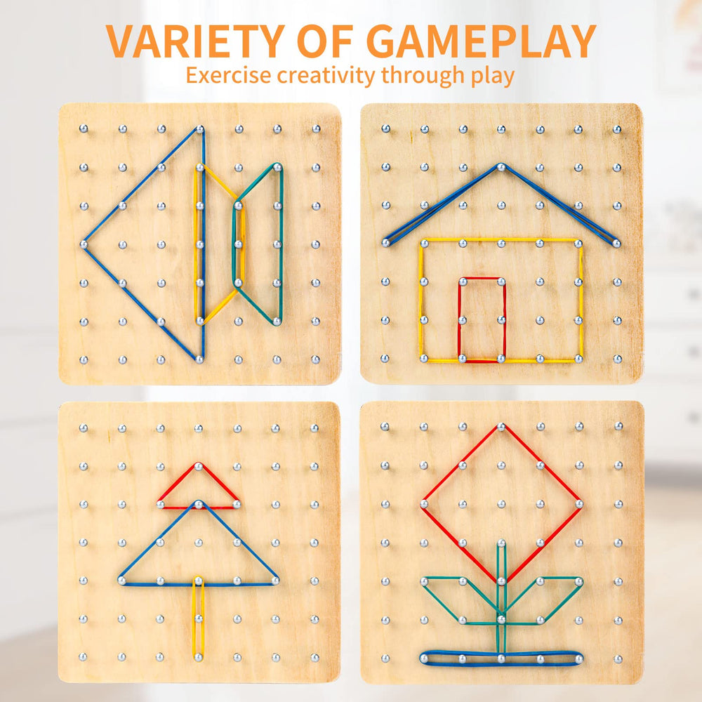 HEELWIRE pattern cards displaying geometric ideas to boost recognition