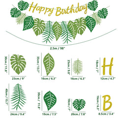 Hegbolke Hawaiian banner Luau theme elevates tropical event decor.