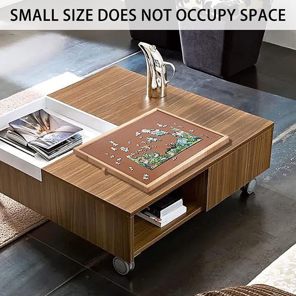 hehimhis puzzle board outer dimensions 43.9x33.7 cm keep the full puzzle in view.